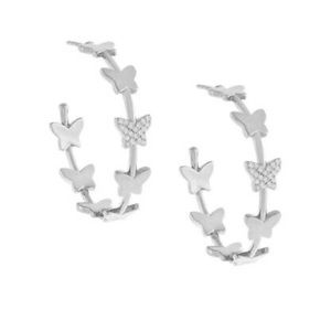 New Sterling silver Butterfly Earrings